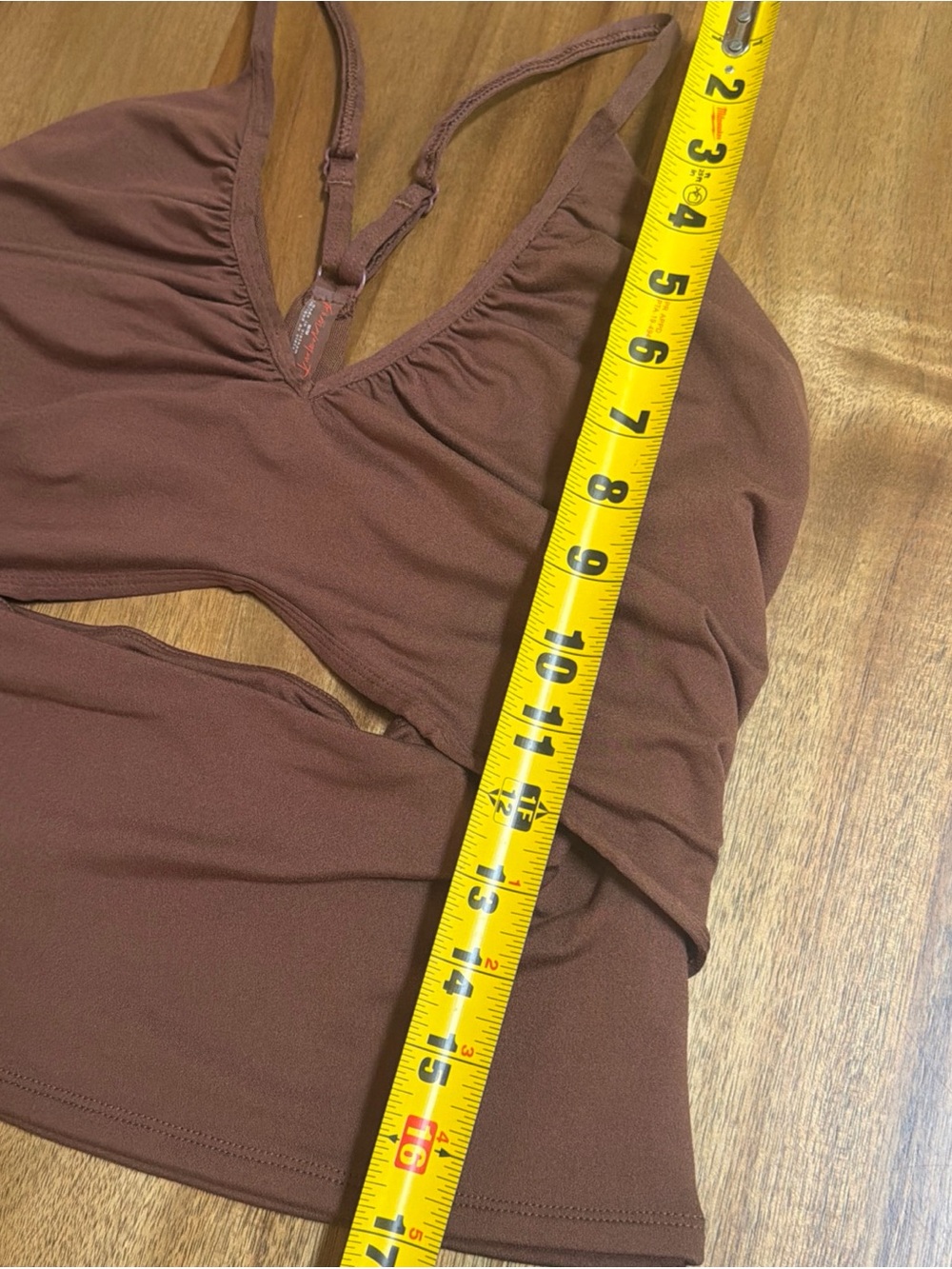 FP Movement Balancing Act Cami Cutout Tank Top Argan Oil Brown Medium - Picture 6 of 12